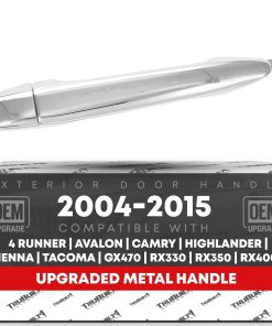 Manija de la puerta delantera del pasajero exterior, metal