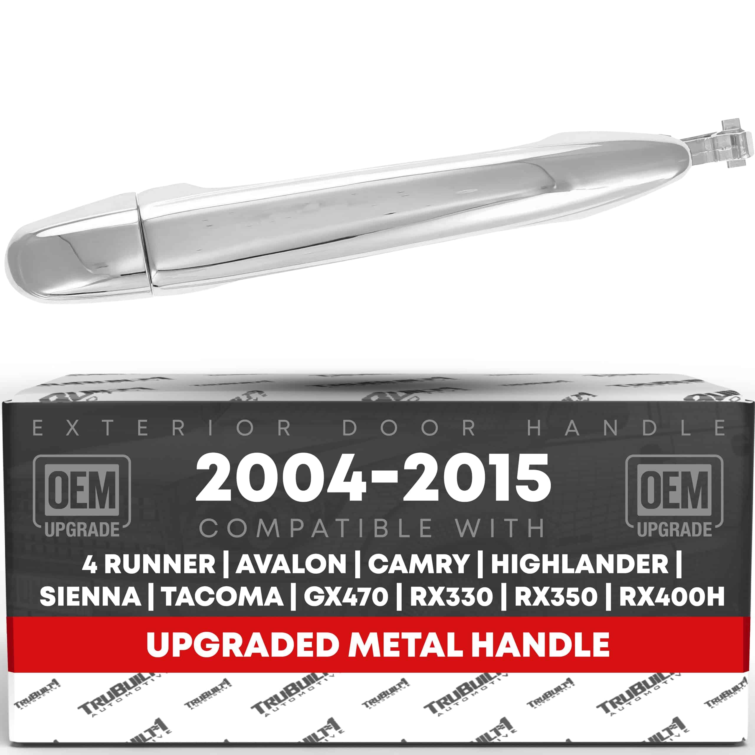 Manija de la puerta delantera del pasajero exterior, metal