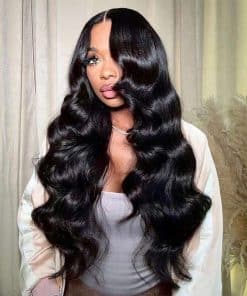 Pelucas de Encaje TESLAL Negro Pre Cortadas en Onda