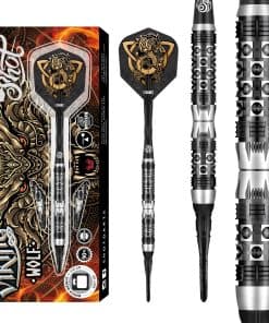 Set de dardos Viking Wolf Soft Tip de Shot Darts - Barriles