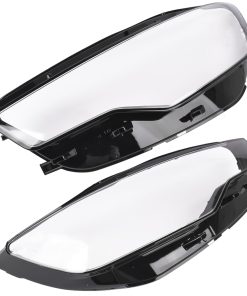 Par de cubiertas de lente de faro delantero para reemplazo