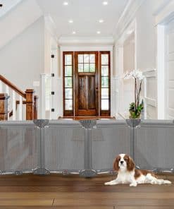 Barrera para Perros de Pie Libre de 24 Pulgadas Plegable -