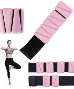 Pesas de muñeca y tobillo ajustables para mujeres hombres,