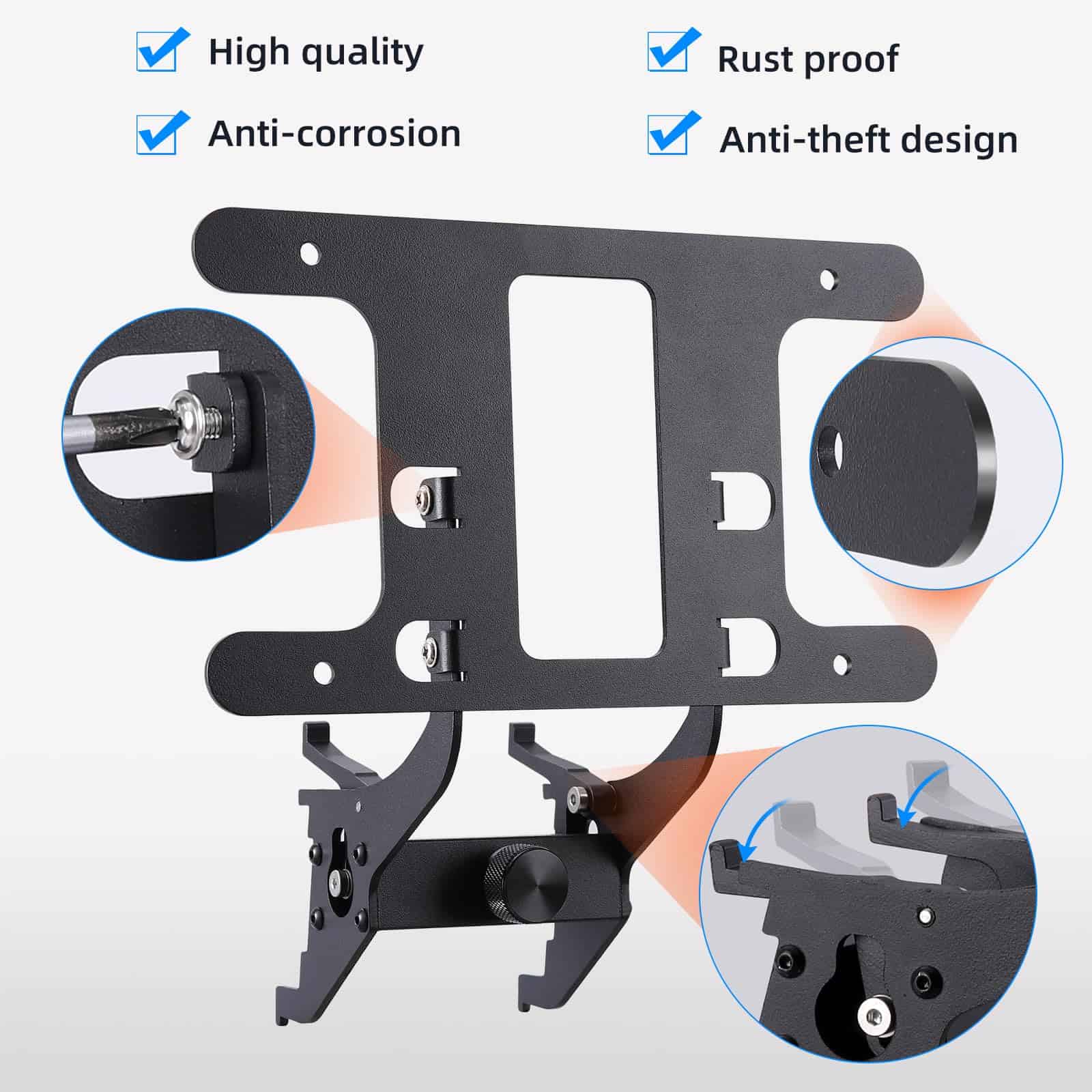 Marco de placa de matrícula delantera Rupse para Tesla - Imagen 3