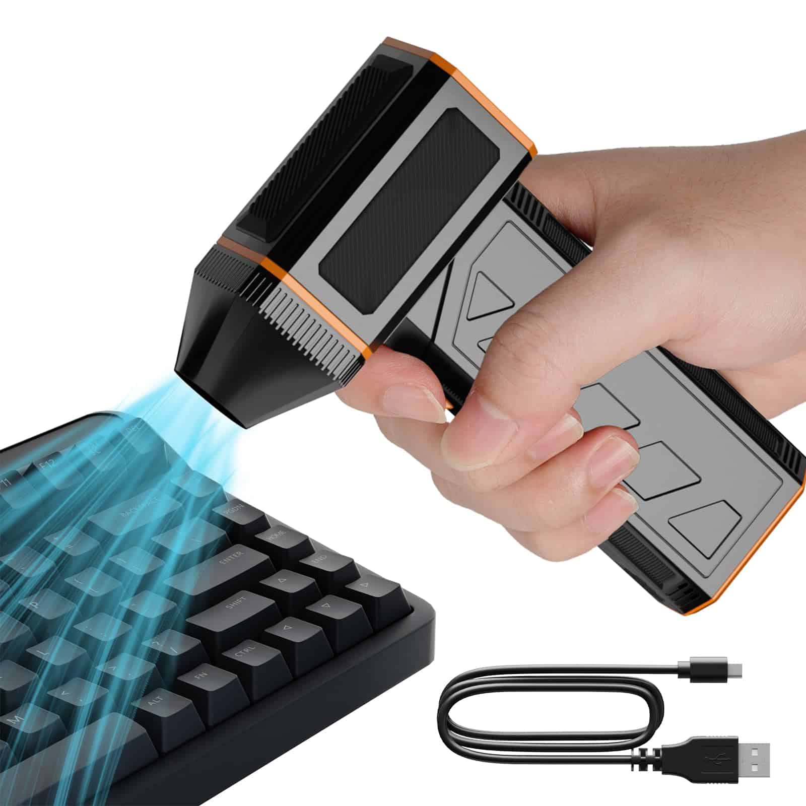 Soplador de Aire Comprimido, Eléctrico Ajustable de 3