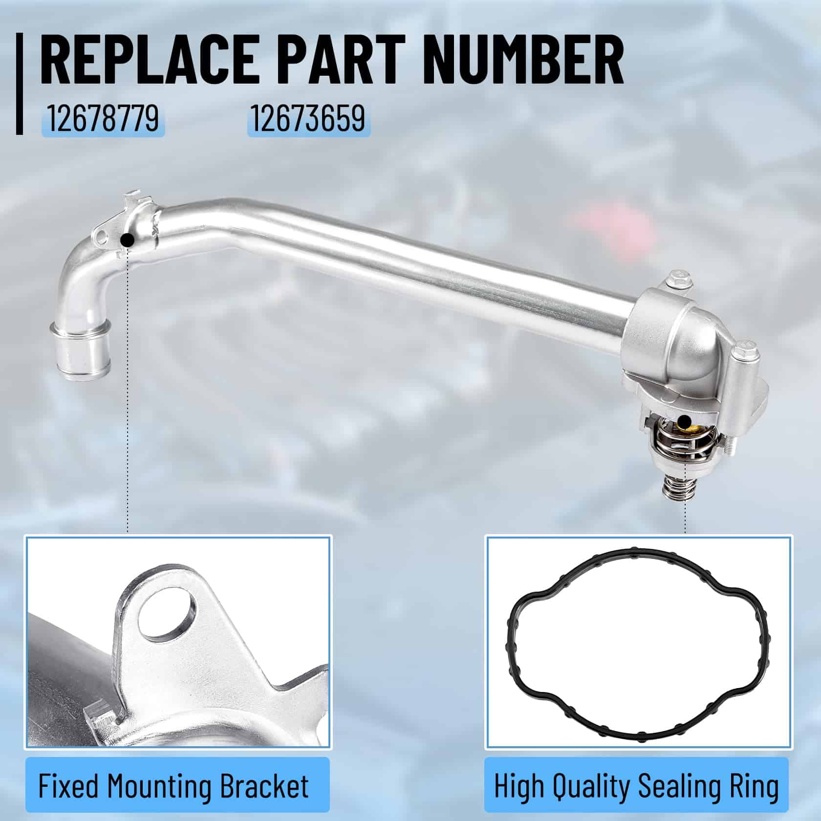 DETYI 12678779 Ensamble de Vivienda de Termostato de - Imagen 3