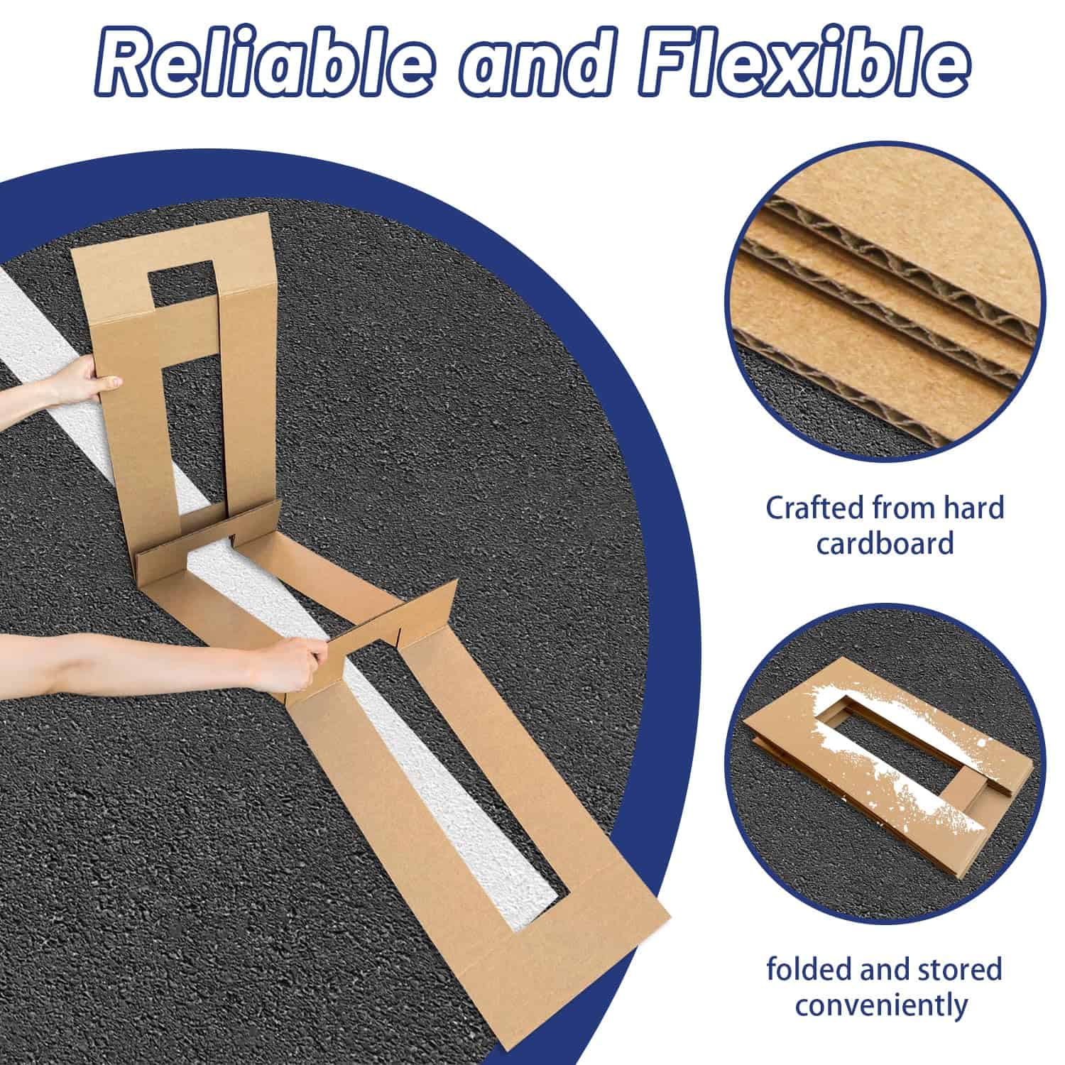 Yookok 4 x 92 Pulgadas Plantilla para Líneas de - Imagen 5