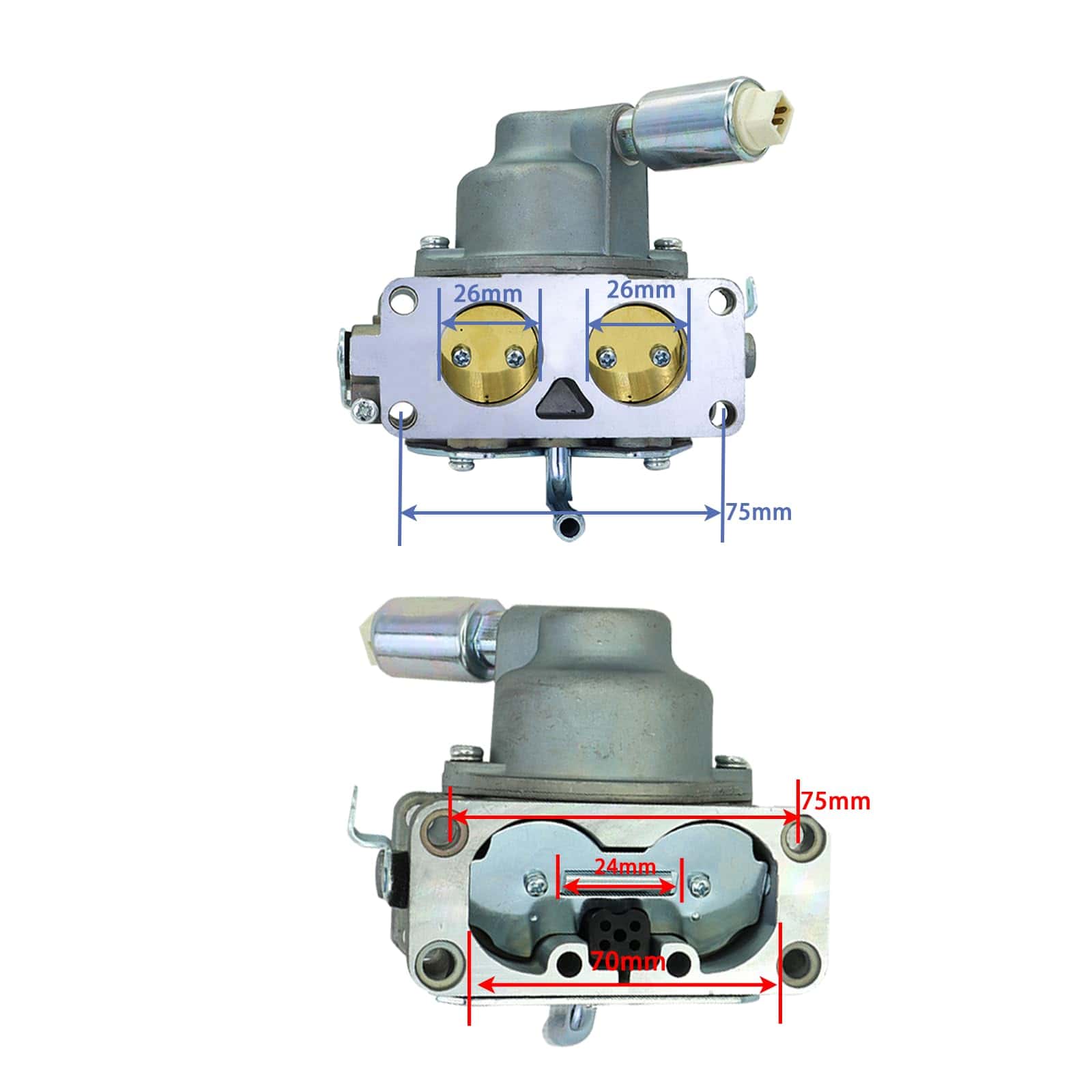 Carburador Compatible con Husqvarna YTH24V48 YTA22V46 - Imagen 6