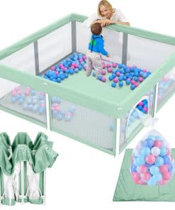 Parque de juegos plegable para bebé TOREVSIOR con