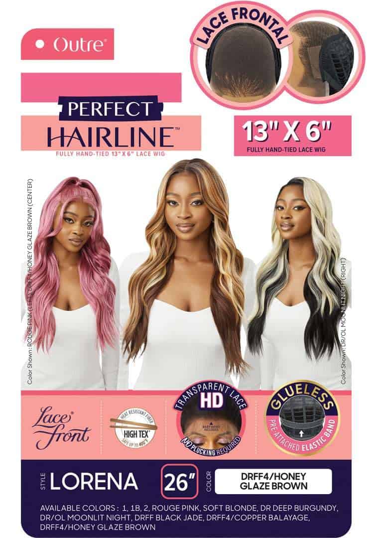 Pelucas Frontales de Encaje Outre - Perfect -NEGRO INTENSO 1 - Imagen 3