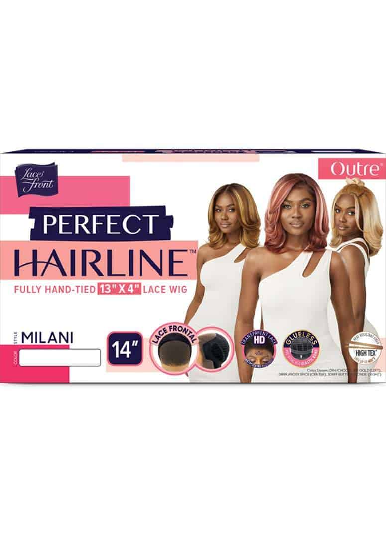 Peluca frontal de encaje Outre - Perfect Hair -DR99J/ROSY SP - Imagen 8