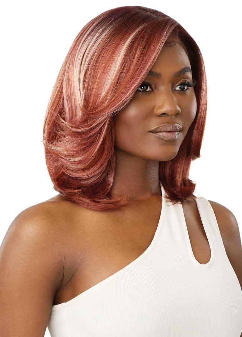 Peluca frontal de encaje Outre - Perfect Hair -DR99J/ROSY SP - Imagen 6