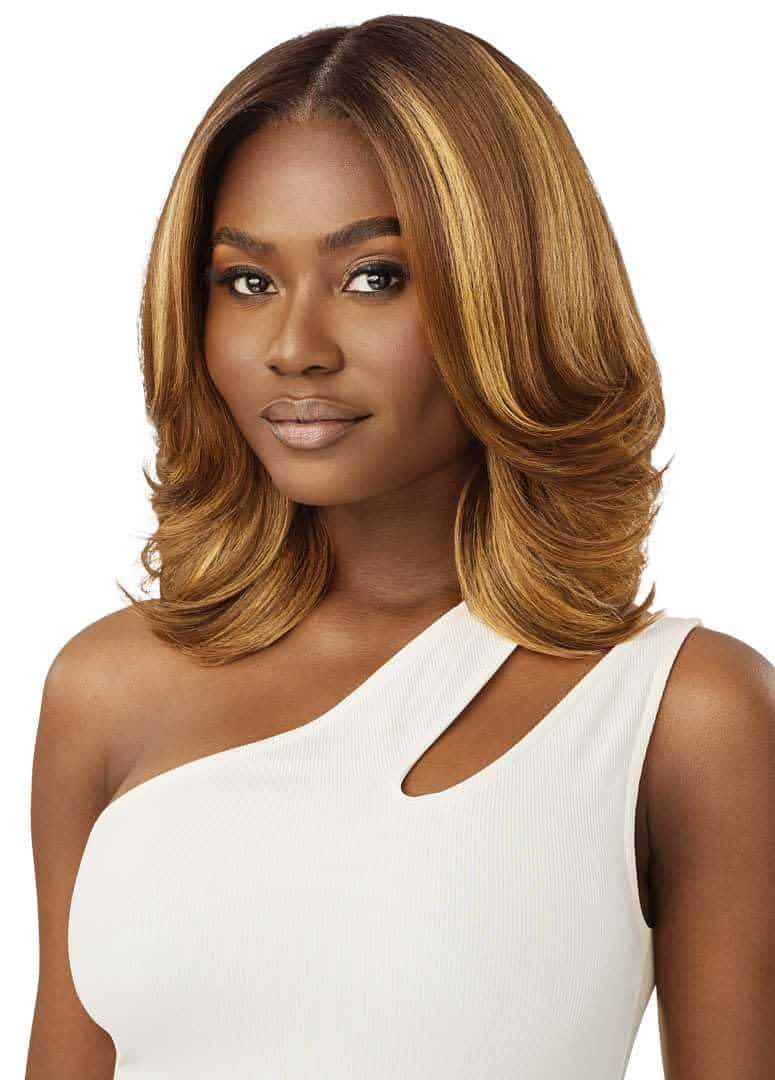Peluca frontal de encaje Outre - Perfect Hair -DR99J/ROSY SP - Imagen 4