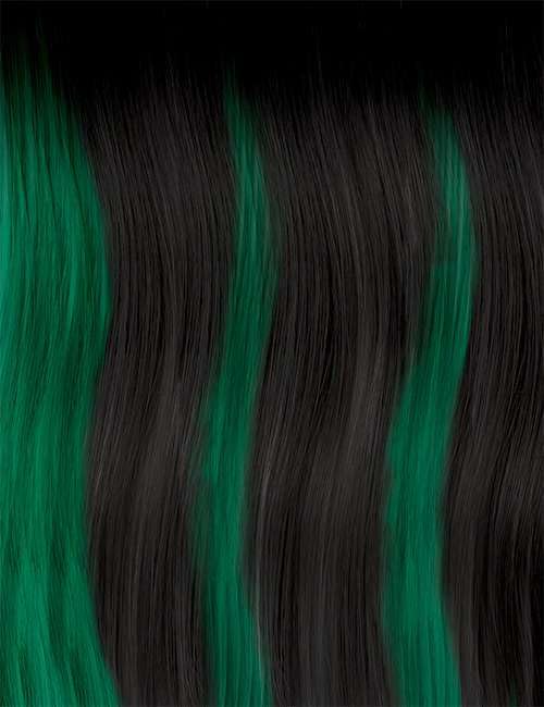 Peluca Frontal de Encaje Outre - Línea de -DRFF NEGRO JADE - Imagen 9