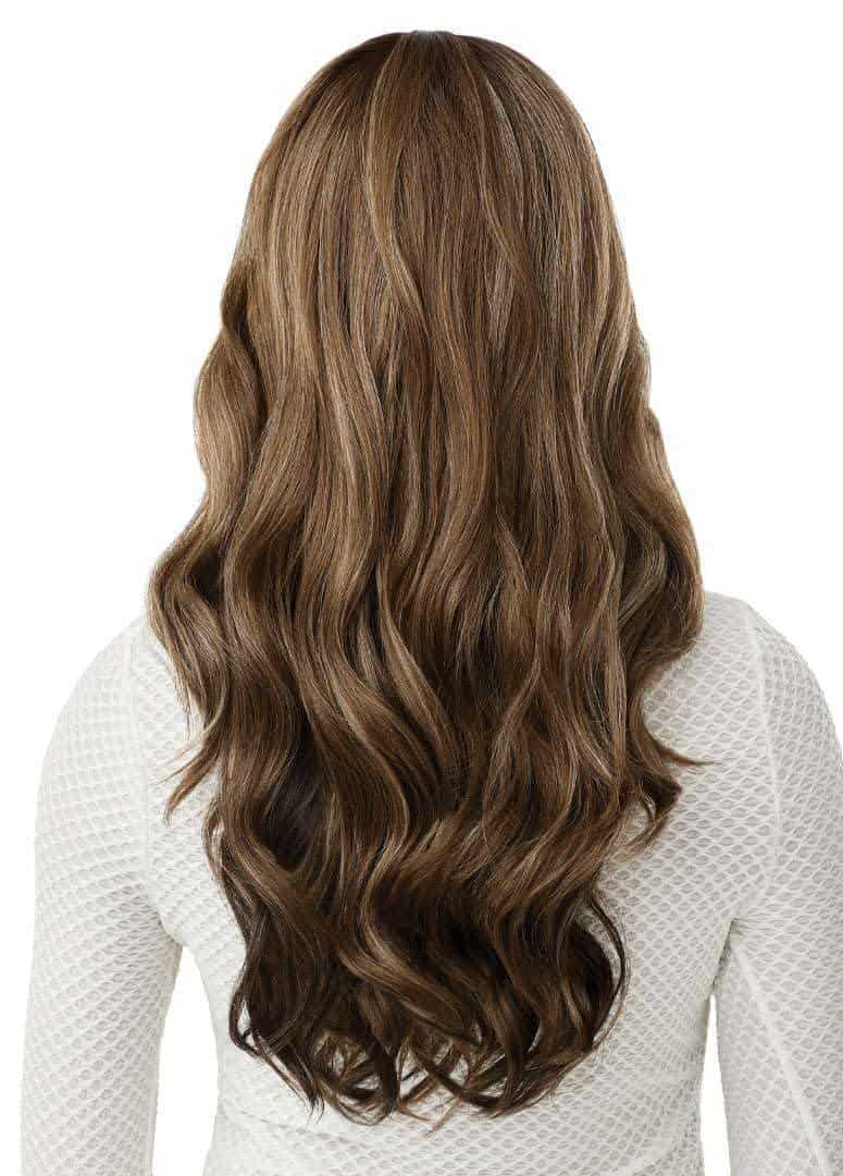 Peluca Frontal de Encaje Outre - Línea de -DRFF NEGRO JADE - Imagen 7