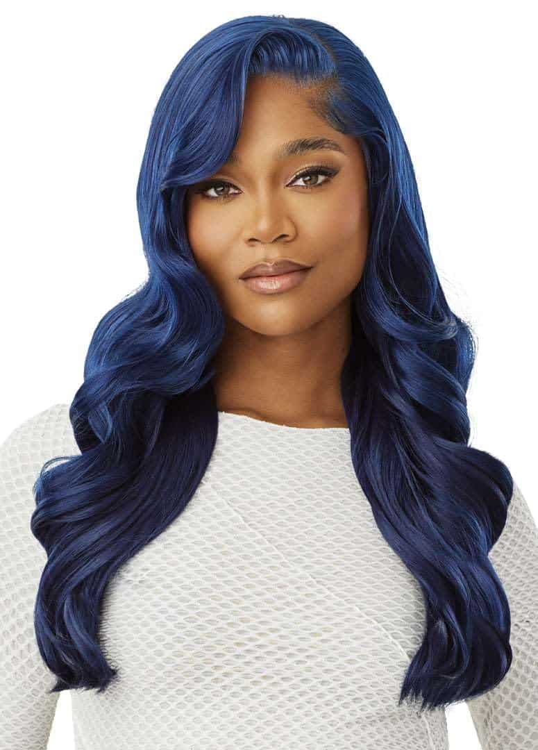 Peluca Frontal de Encaje Outre - Línea de -DRFF NEGRO JADE - Imagen 4