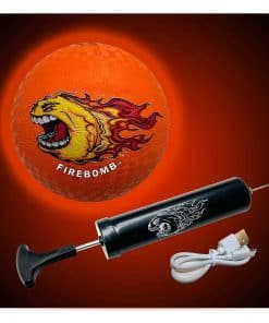 Pelota de Dodgeball de Goma Incandescente USB Recargable