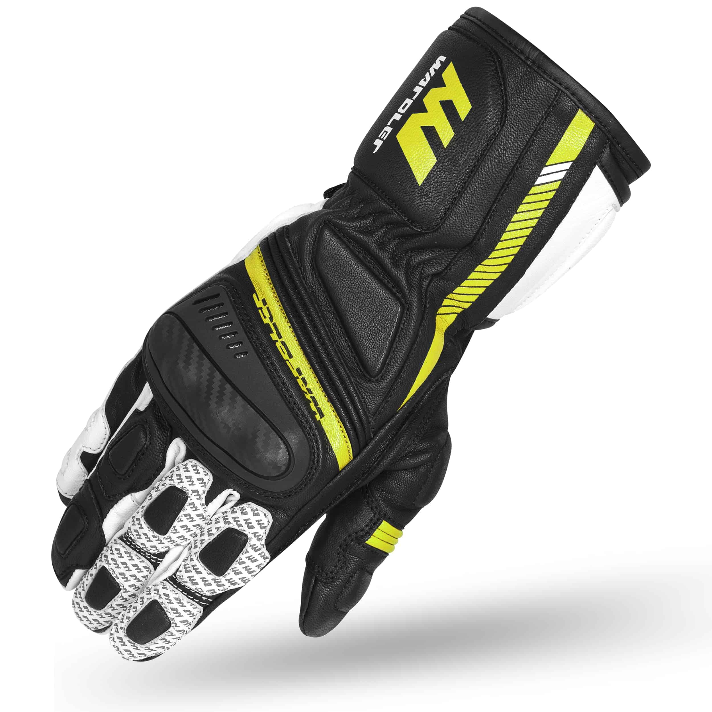 Guantes de Motocicleta LAGUNA para Hombres/Mujeres, Cuero