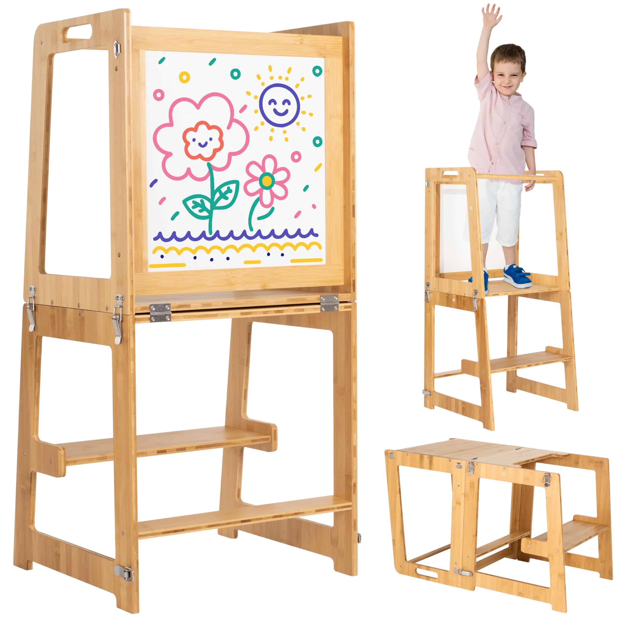 Torre para Niños Pequeños - Taburete para Niños en la