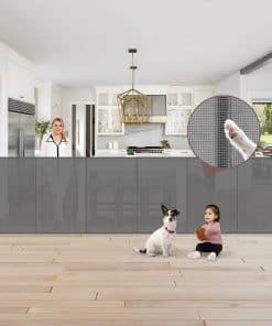 Rejas para bebés y mascotas extensibles extra altas