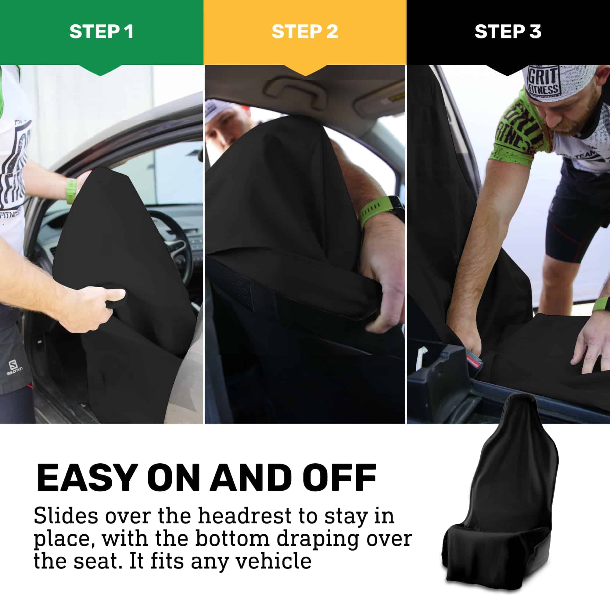 Cubierta del asiento delantero UltraSport, Ajuste - Imagen 8