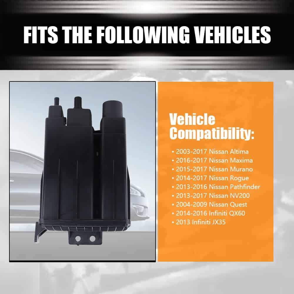 Filtro de Vapor COMPATIBLE con Nissan Altima 2003-2017, - Imagen 3