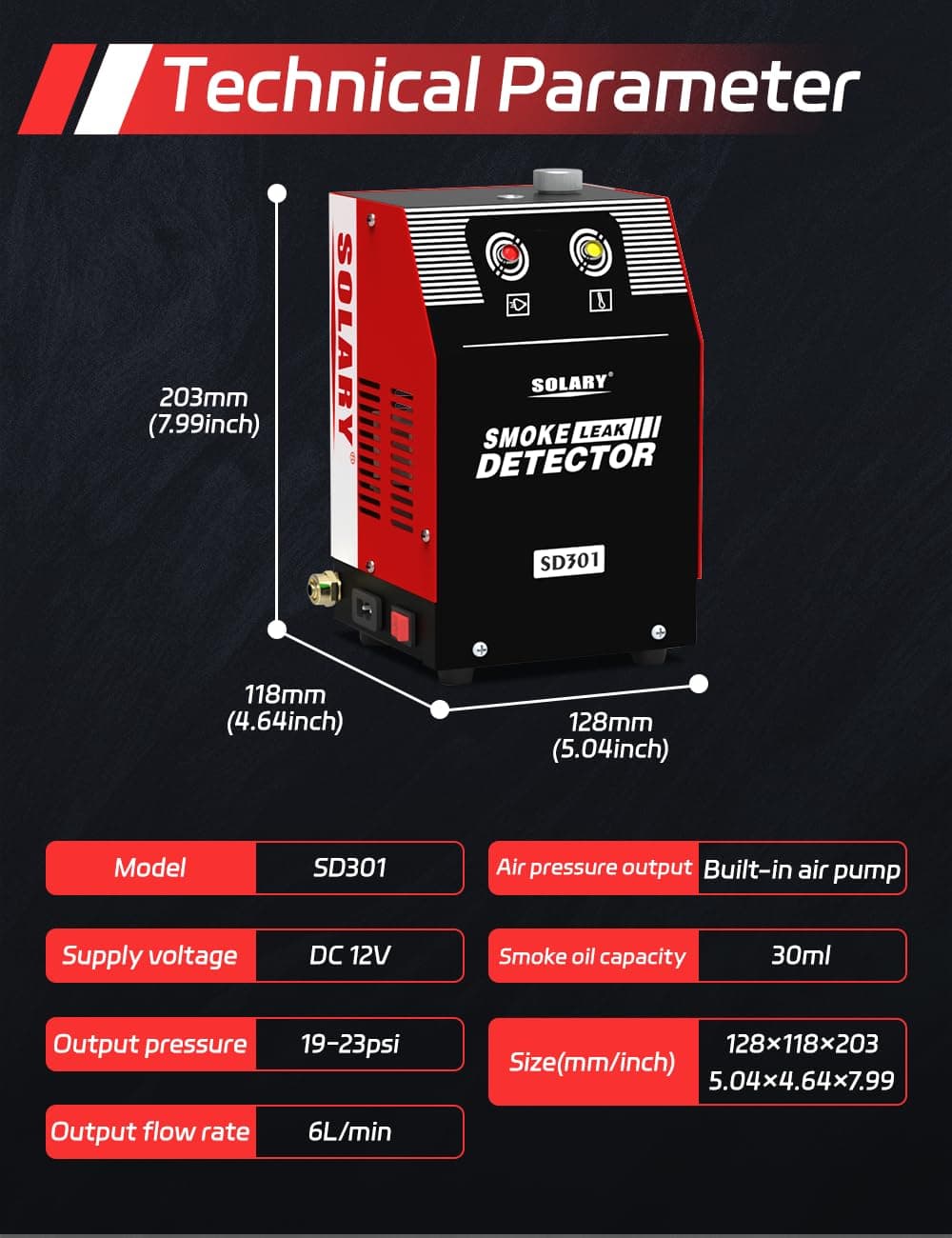 Máquina de Humo para Automóviles - Probador de Fugas de - Imagen 8