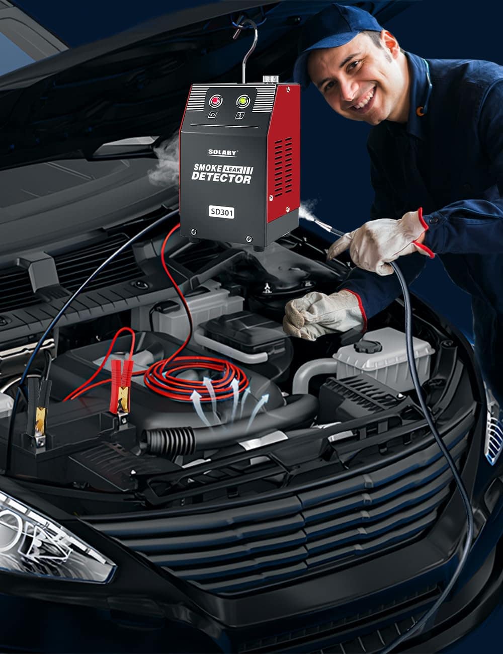 Máquina de Humo para Automóviles - Probador de Fugas de - Imagen 10