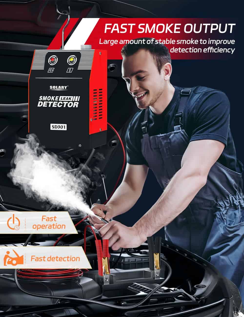 Máquina de Humo para Automóviles - Probador de Fugas de - Imagen 3