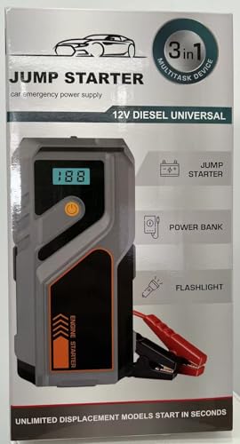 Arrancador de Batería para Coche, 2000A Pico 12v Jump - Imagen 8