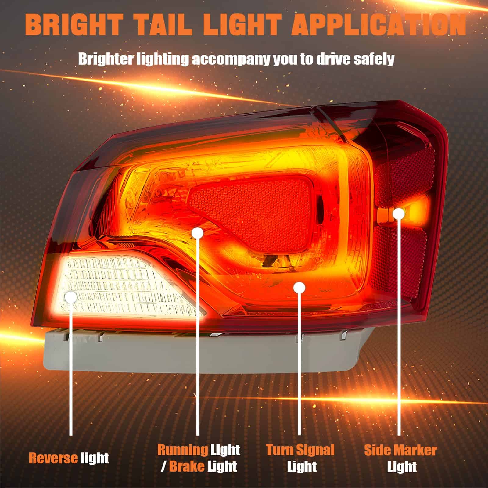 Luces traseras Autoverve para Chevy Impala 2014 2015 2016 - Imagen 4