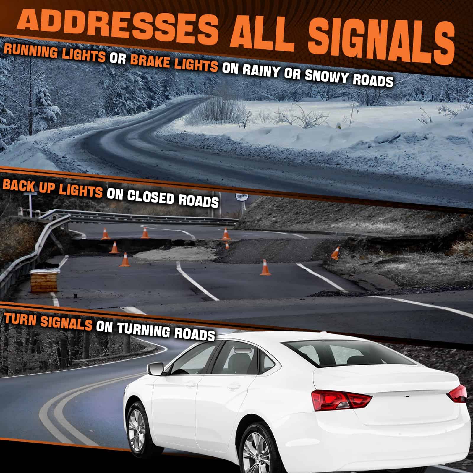 Luces traseras Autoverve para Chevy Impala 2014 2015 2016 - Imagen 3