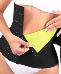 Cinturilla Sauna Neopreno Moda King Faja (Negro, Pequeño)