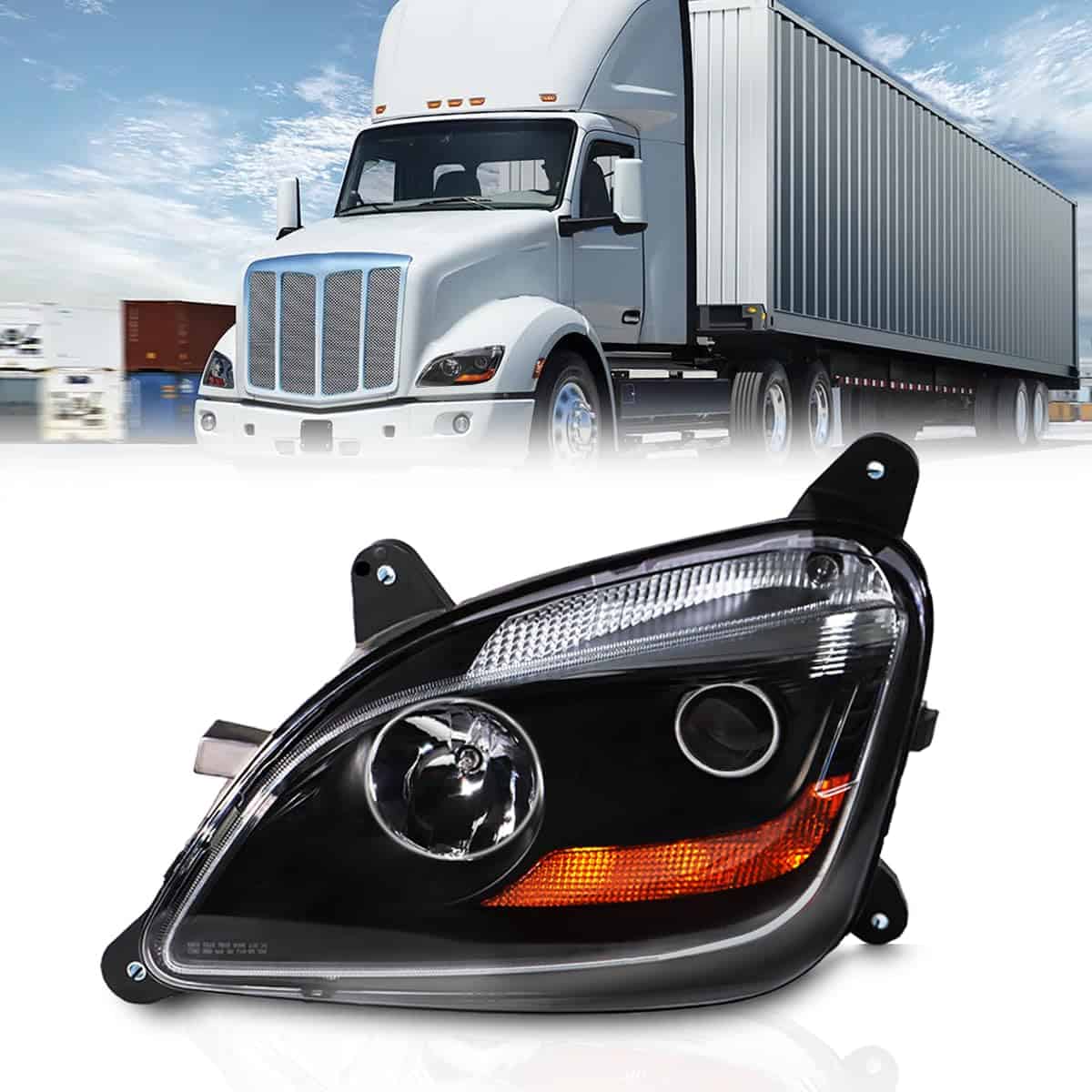 Faros delanteros del proyector de ensamblaje de la carcasa