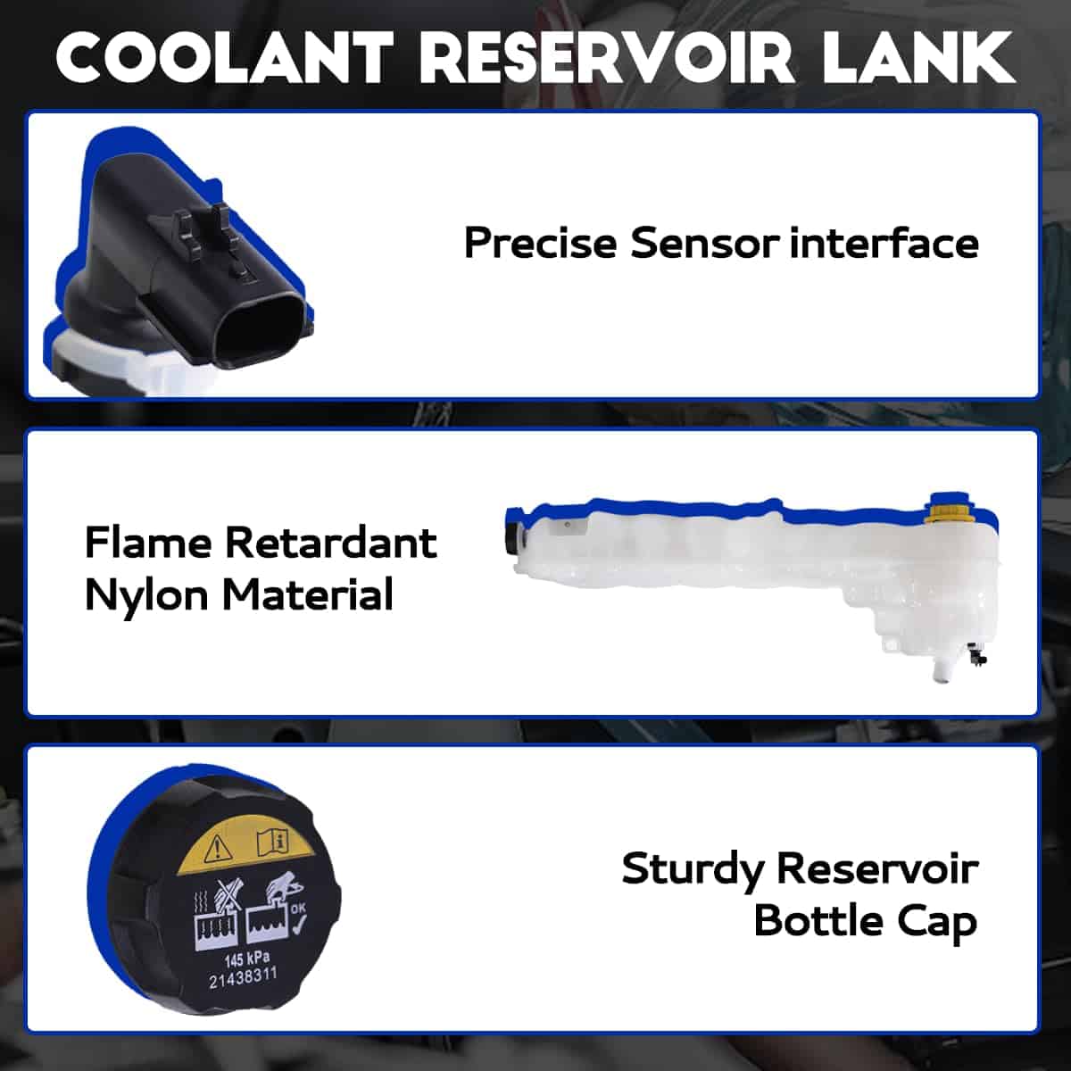 Tanque de Refrigerante Resistente con Tapa para - Imagen 5