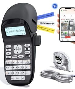 Máquina etiquetadora Vixic LT12 con cinta impermeable,