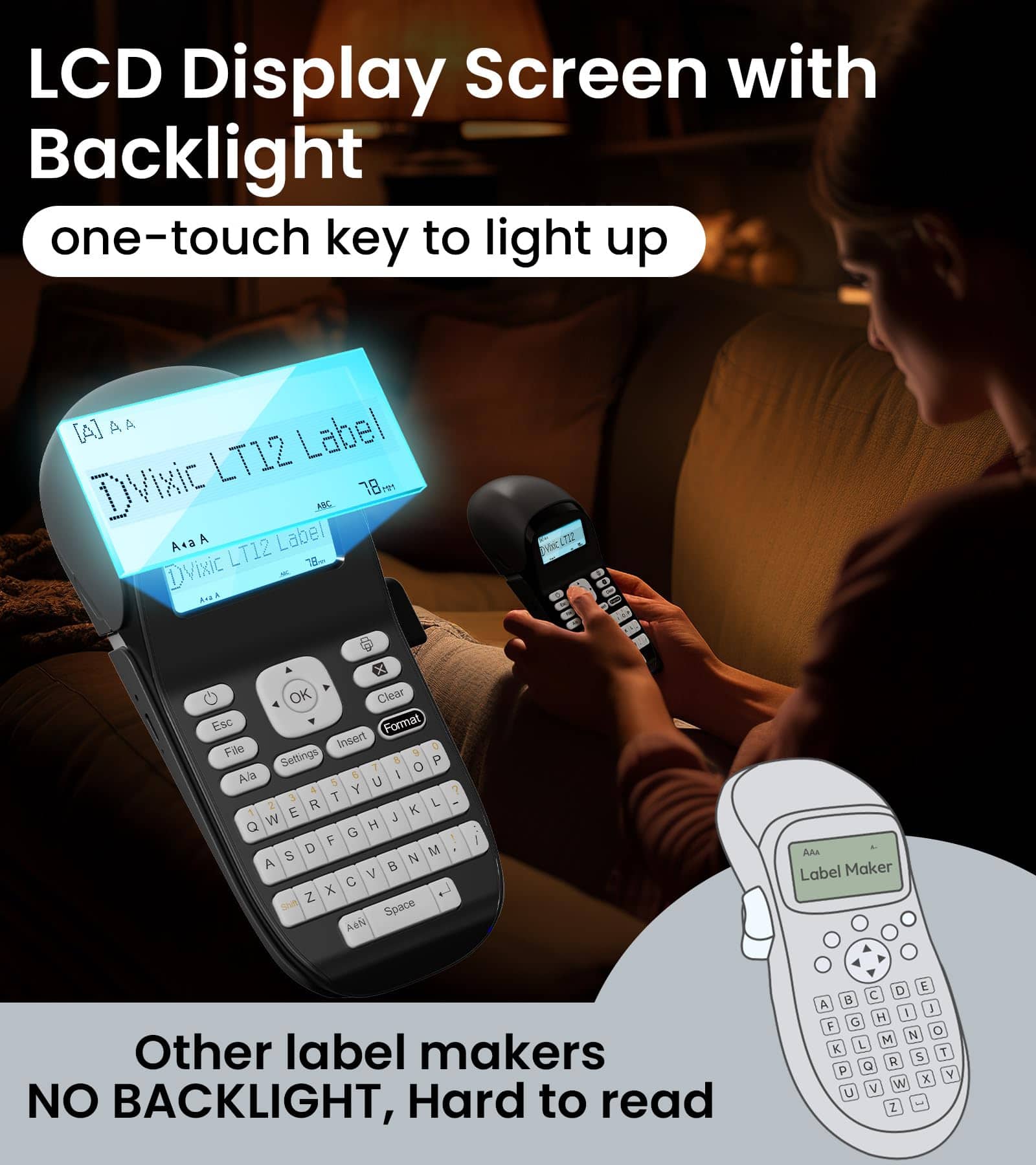 Máquina etiquetadora Vixic LT12 con cinta impermeable, - Imagen 3