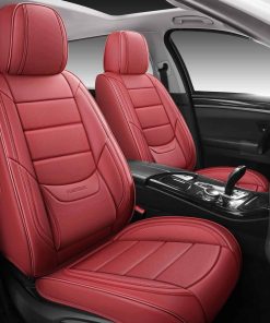 Cubiertas de asiento de coche de cuero sintético de