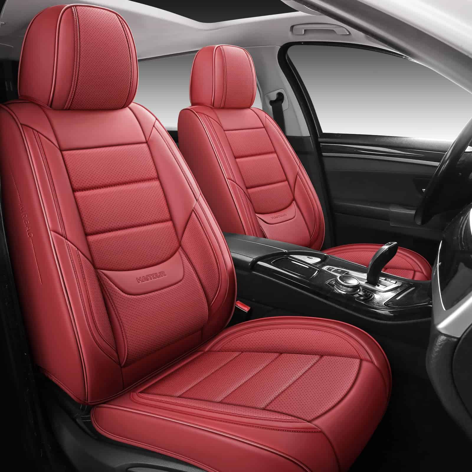 Cubiertas de asiento de coche de cuero sintético de