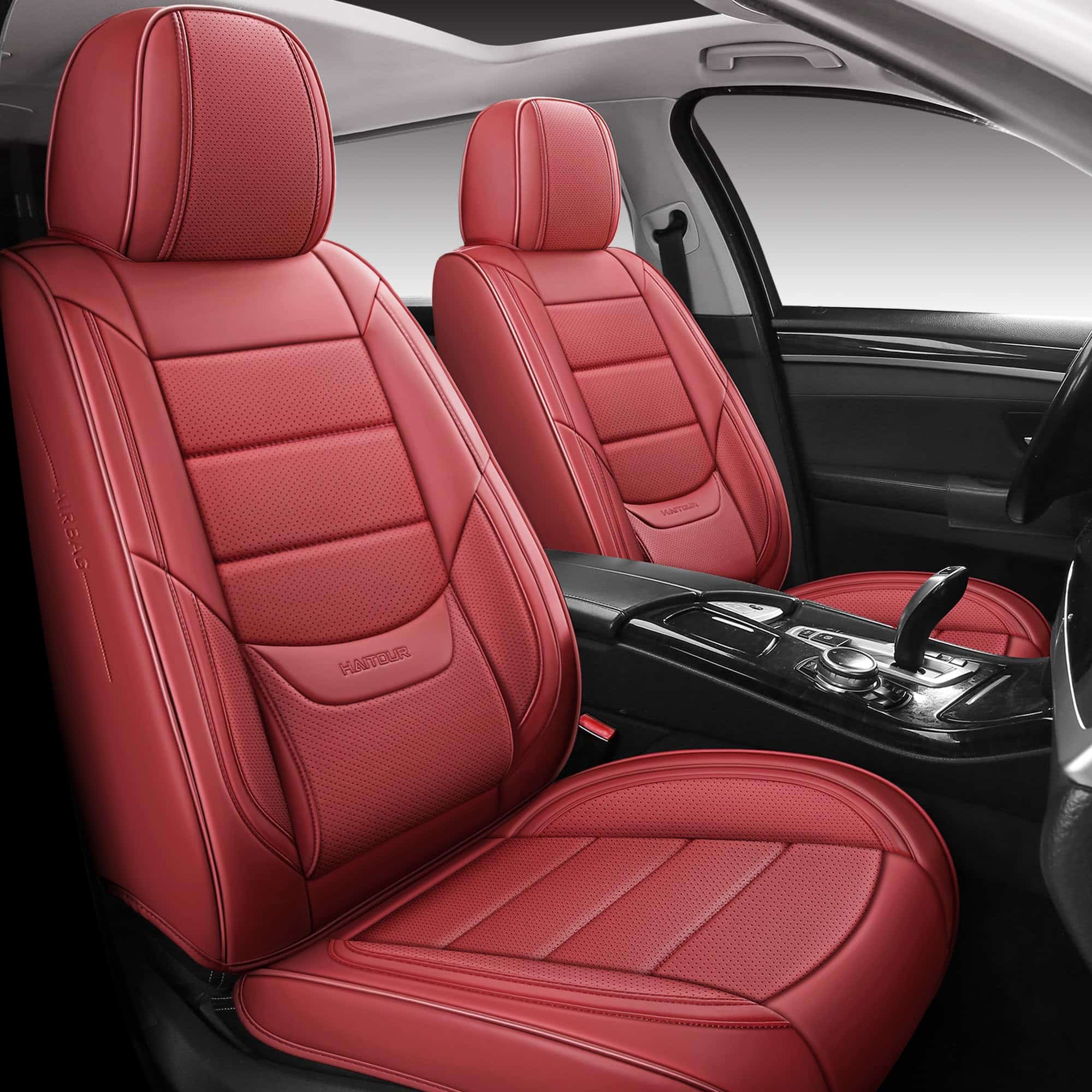 Cubiertas de asiento de coche de cuero sintético de - Imagen 9