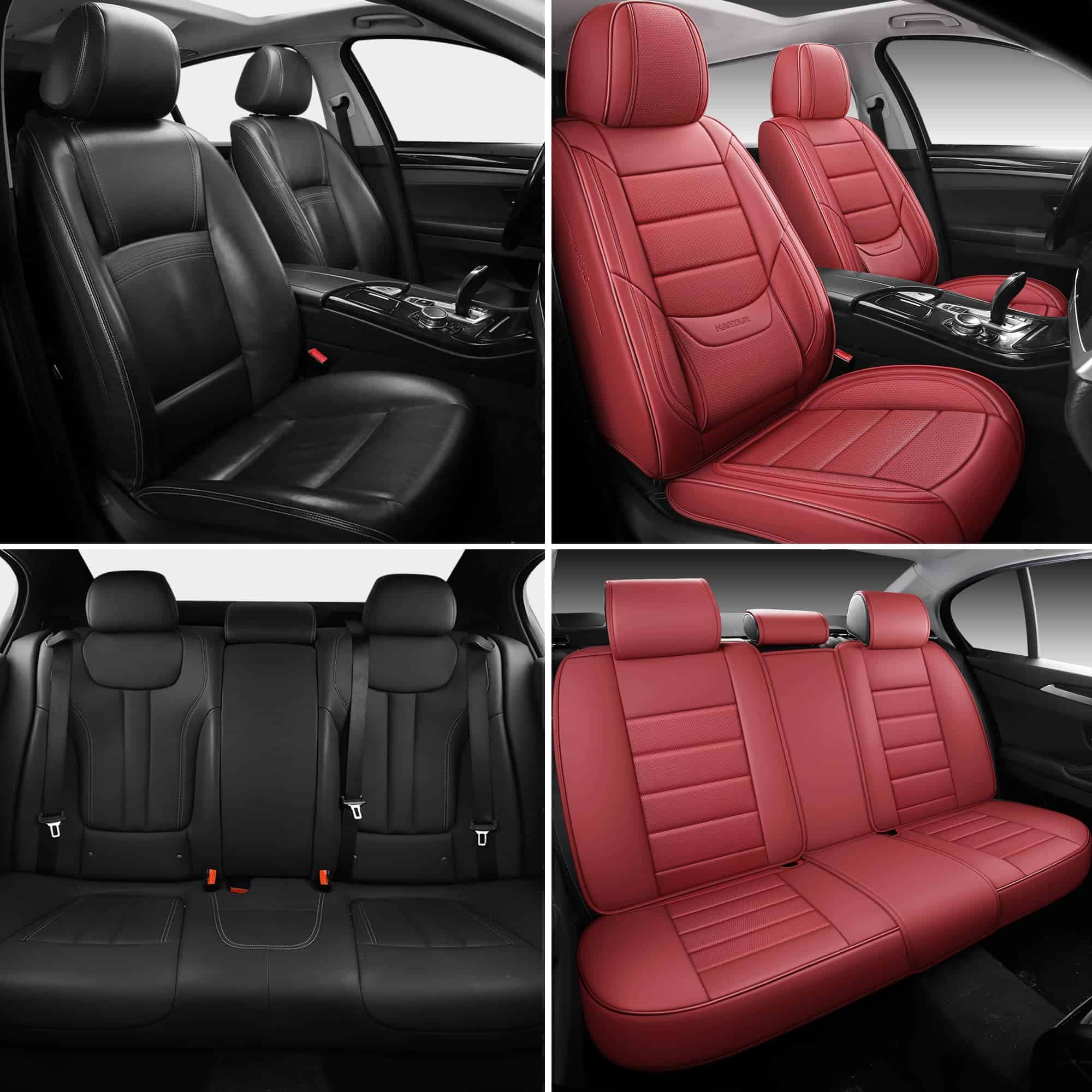 Cubiertas de asiento de coche de cuero sintético de - Imagen 8