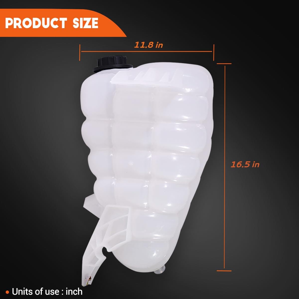 Tanque de refrigerante del motor con tapa para radiador - Imagen 7