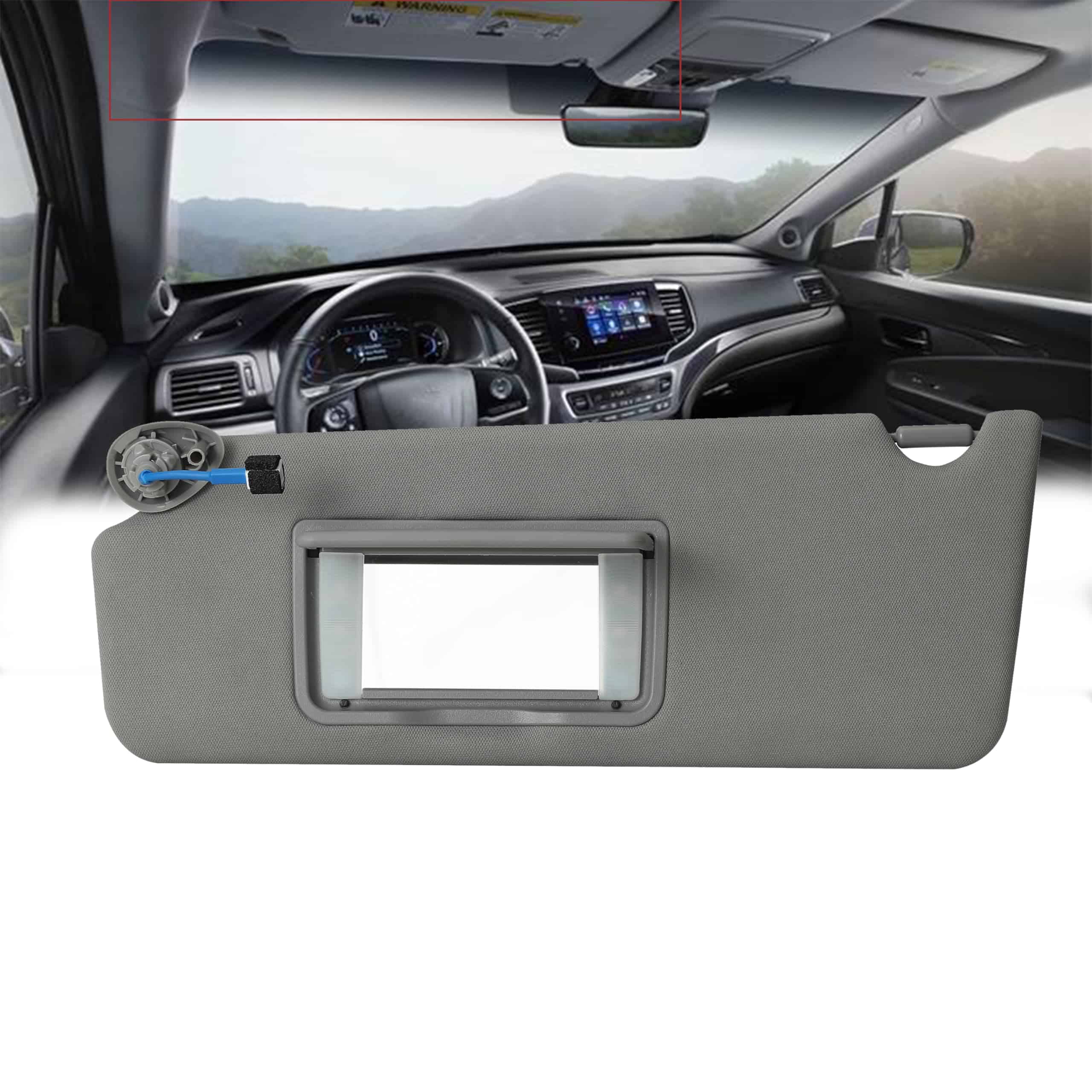 FITIPICI Visera del lado izquierdo del conductor Compatible - Imagen 3