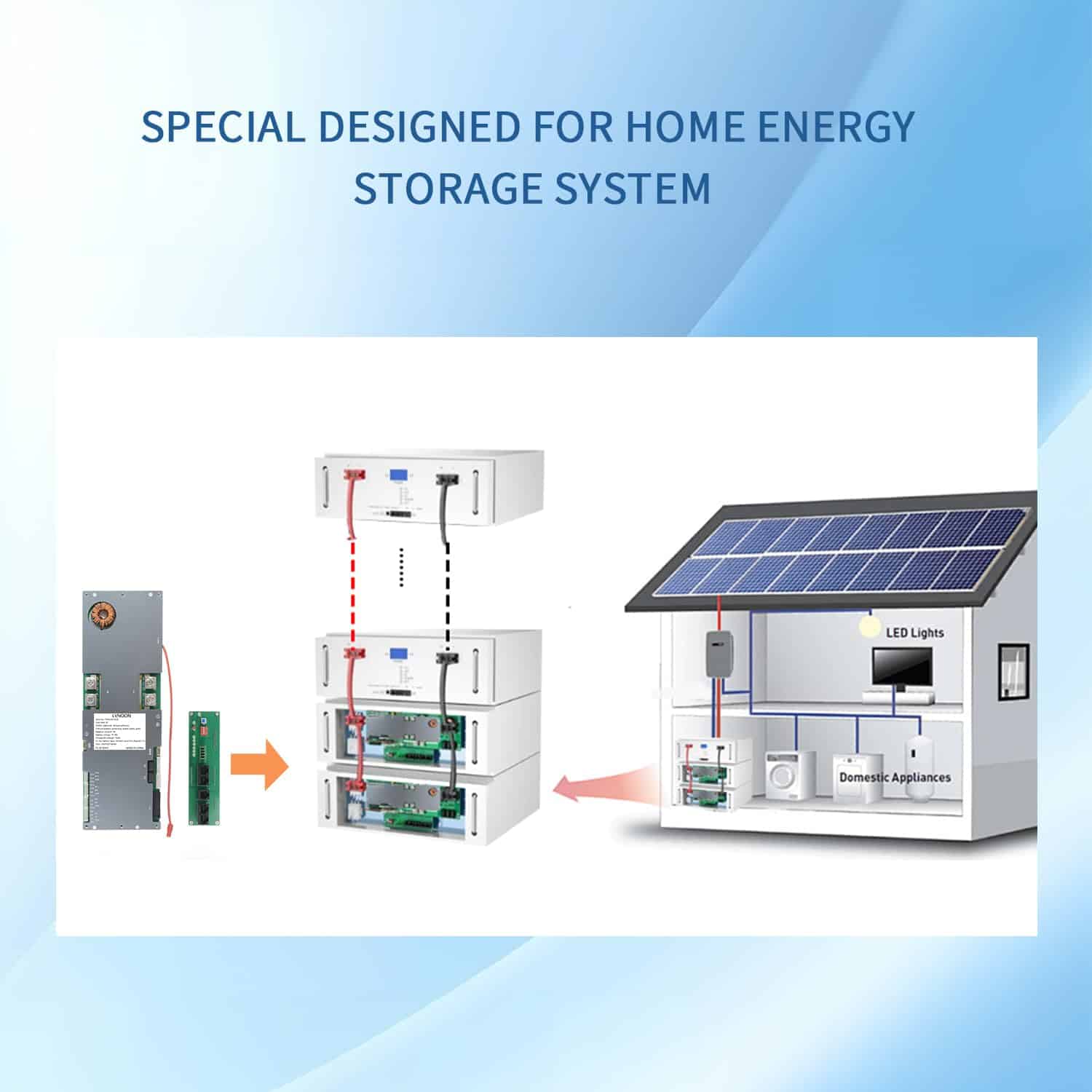 LVNOON PB1A2A Smart Active Inverter BMS con Operación de - Imagen 10