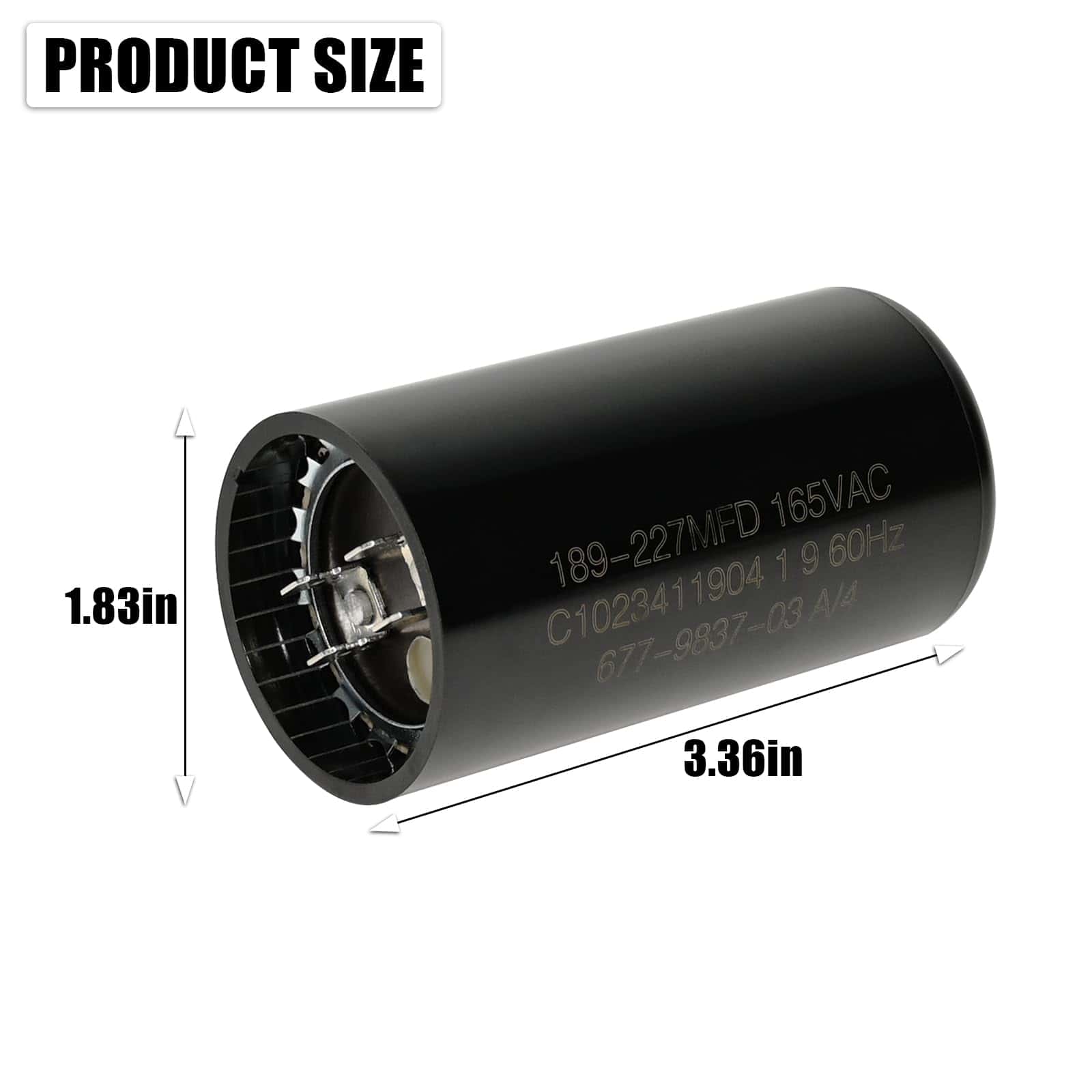 Greatshow 8572717 Capacitor de Arranque para Lavadora - Imagen 3