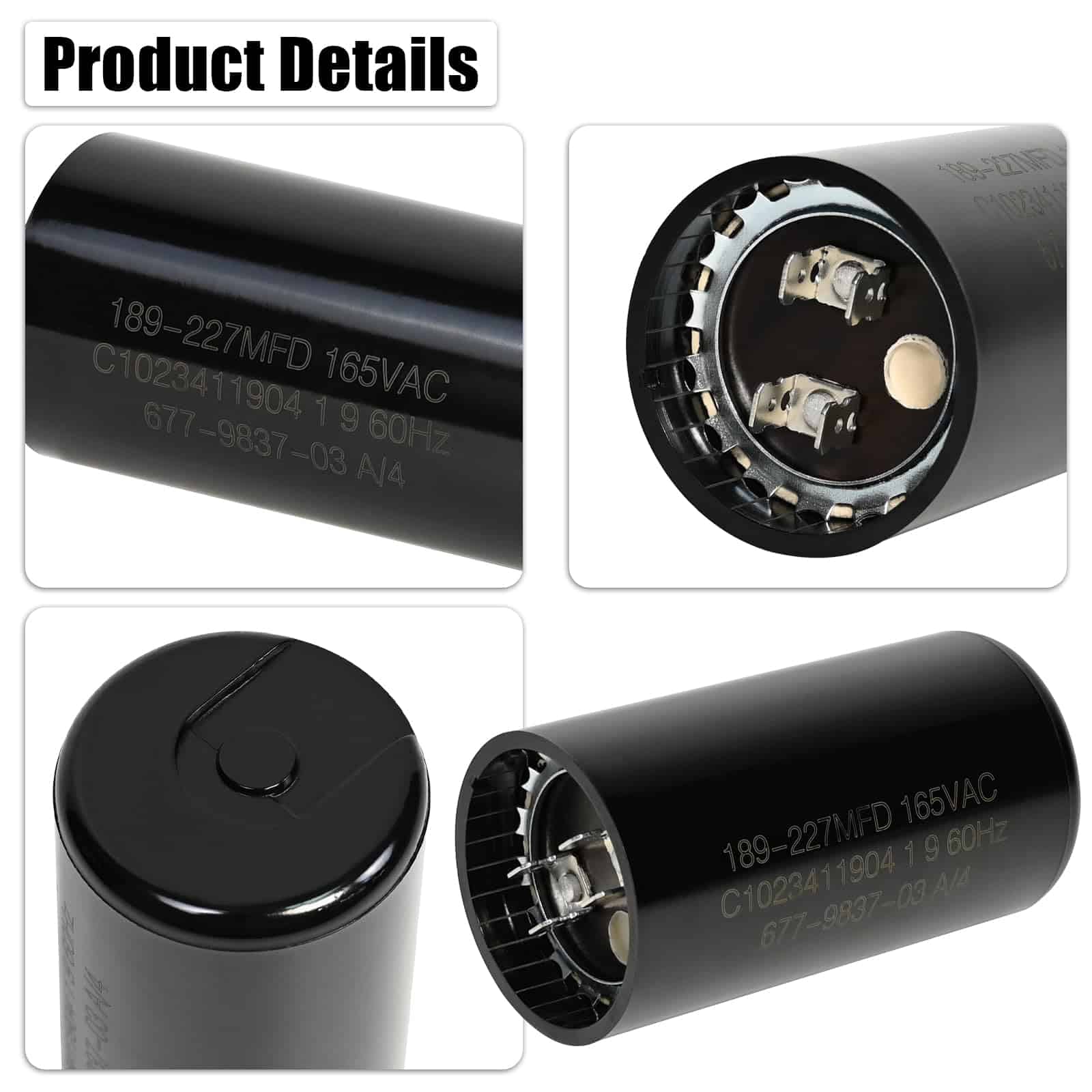 Greatshow 8572717 Capacitor de Arranque para Lavadora - Imagen 4