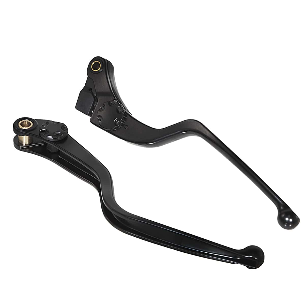 Palanca de embrague y freno negra para motocicleta - Imagen 3