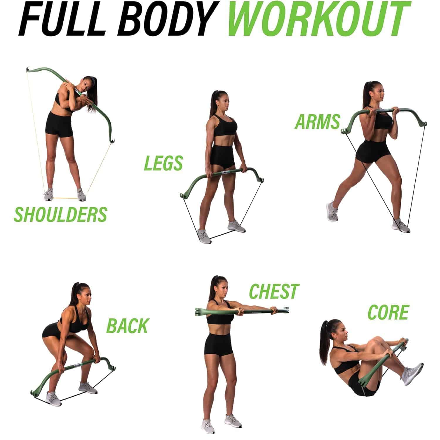 Arco de Ejercicio Lite Gorilla Bow con Bandas de -Negro - Imagen 4