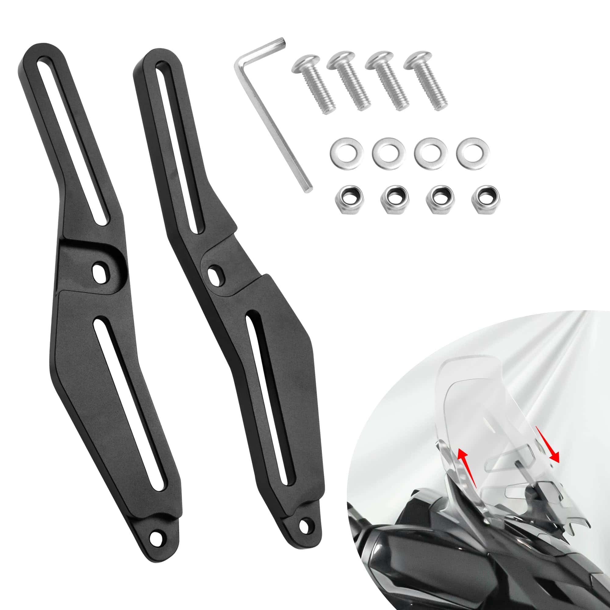 Soportes de Parabrisas Ajustables para Can-Am Spyder F3-T