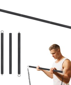 Barra de tracción de polea, barra de agarre doble para